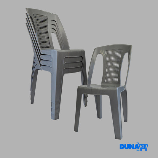 Silla Aruba Gris, Paquete de 5 Piezas