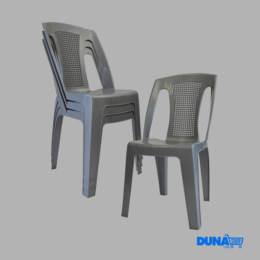 Silla Aruba Gris, Paquete de 4 Piezas